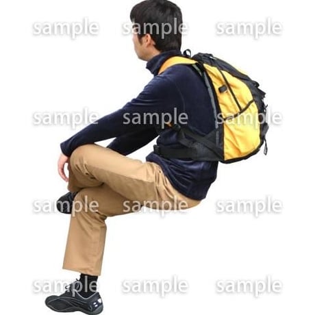 人物切抜き素材　男性女性編　A_104