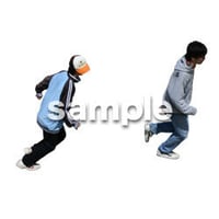 人物切抜き素材　こどもファミリー編　B_420