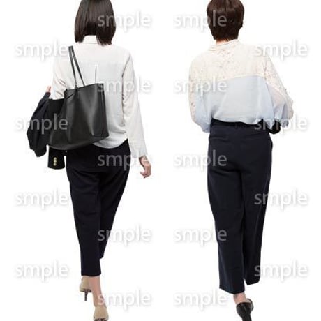 Cutout People　女性ペア　JJ_210