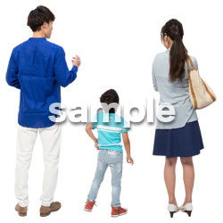 Cutout People　ファミリー　GG_085