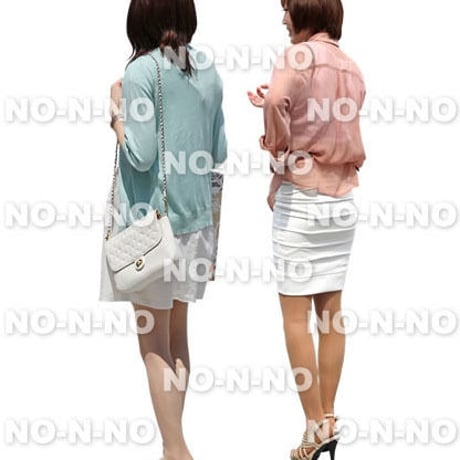 人物切抜きセット☆カラフルファッション　1_set060