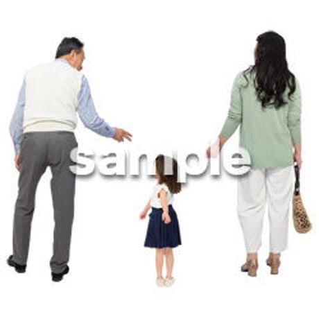 Cutout People　ファミリー　GG_200