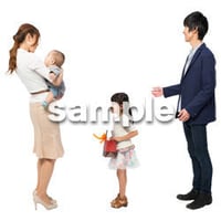 Cutout People　4人ファミリー　GG_413