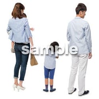 Cutout People　4人ファミリー　GG_449