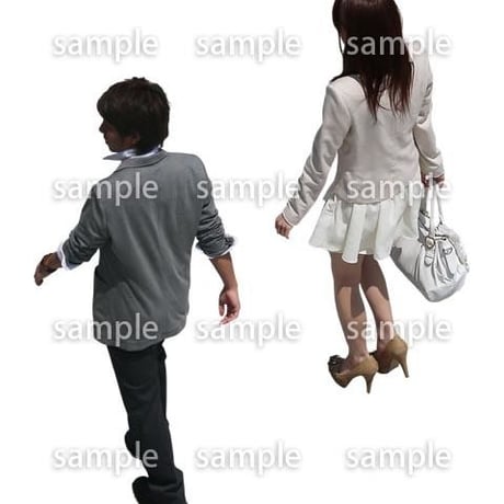 Cutout People　鳥瞰　人物　FF_139