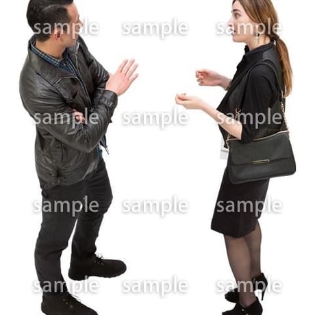 Cutout People　鳥瞰　人物　FF_058