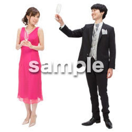 Cutout People　パーティー　DD_087