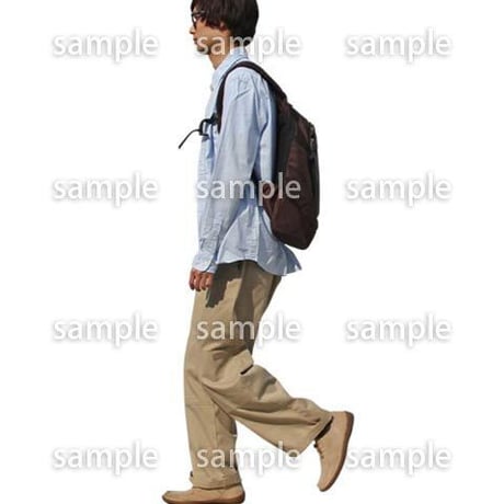 人物切抜き素材　レジャー・ショッピング編　L_289