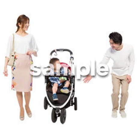 Cutout People　ファミリー　GG_136