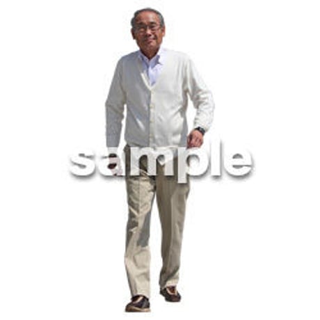 人物切抜き素材　シニアライフ編　R_226