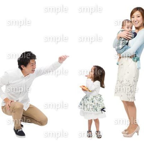 Cutout People　4人ファミリー　GG_452