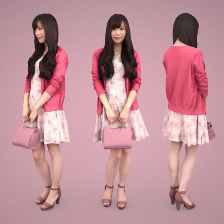 3D人物素材  [Posed]  071_Yui