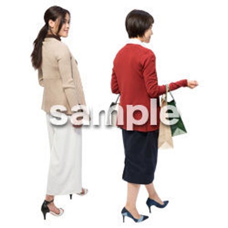 Cutout People　女性ペア　JJ_224