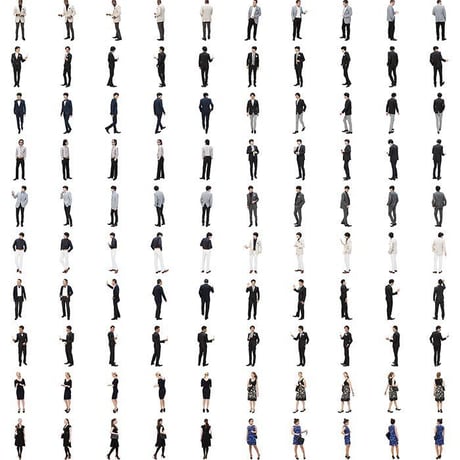 04Cutout People パーティーV1 [ダウンロード版]