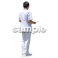 人物切抜き素材　シニア介護編　S_323