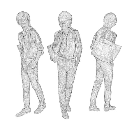 3D人物素材  [Posed]  085_Ren