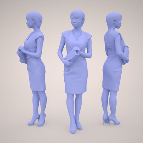 3D人物素材 [Posed]   023_Haru