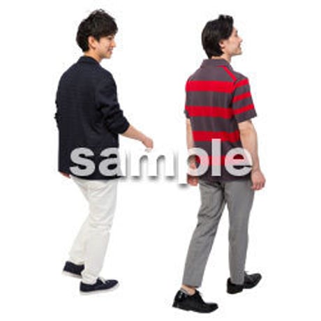 Cutout People　男性ペア　JJ_349
