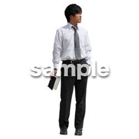 人物切抜き素材　ベーシックファッション編　P_341