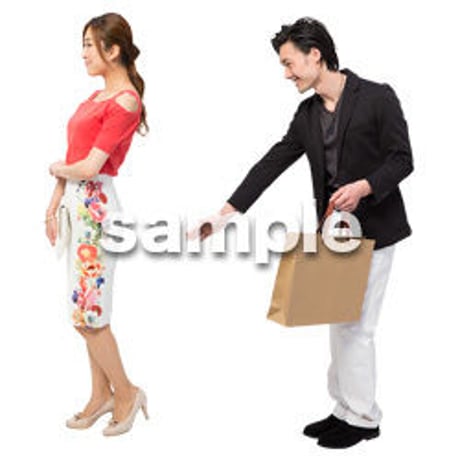 Cutout People　ショッピング　JJ_122