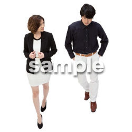 Cutout People　鳥瞰　人物　FF_036