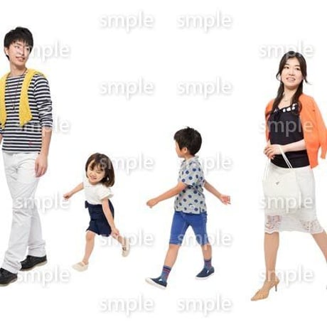 Cutout People　4人ファミリー　GG_267