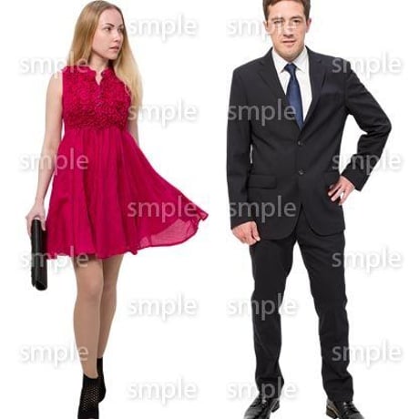 Cutout People　ハイクラス　外国人　HH_026