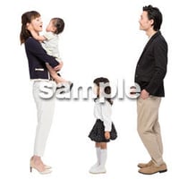Cutout People　4人ファミリー　GG_408