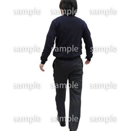 人物切抜き素材　ベーシックファッション編　P_490