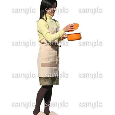 人物切抜き素材　リビング・散歩編　I_267