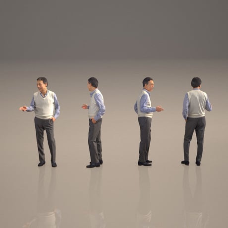 3D人物素材 [ お試し版 ] 049_M_Ken