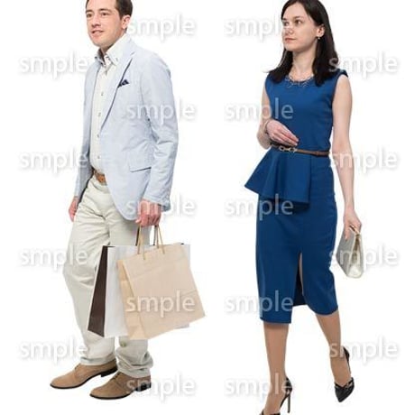 Cutout People　外国人ペア　JJ_462
