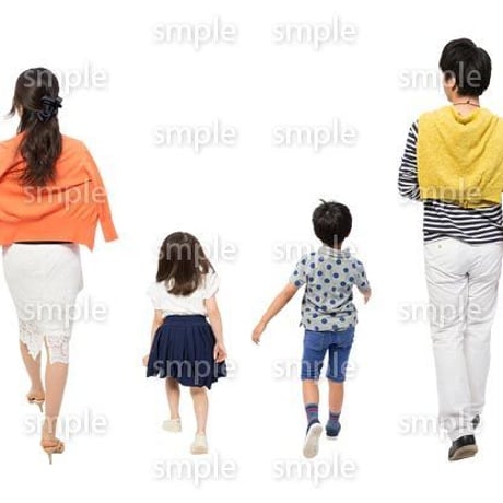 Cutout People　4人ファミリー　GG_270