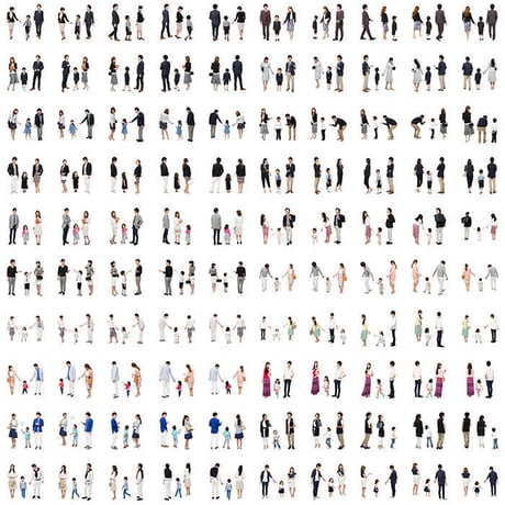 07Cutout People ファミリー[ダウンロード版]