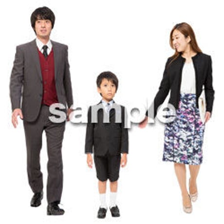 Cutout People　ファミリー　GG_006