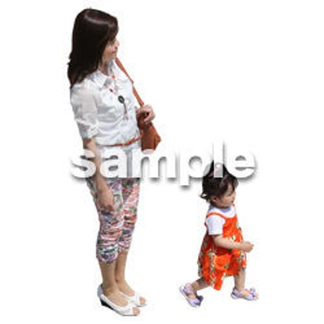 Cutout People　鳥瞰　人物　FF_143