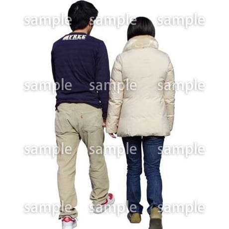 人物切抜き素材　男性女性編　A_030
