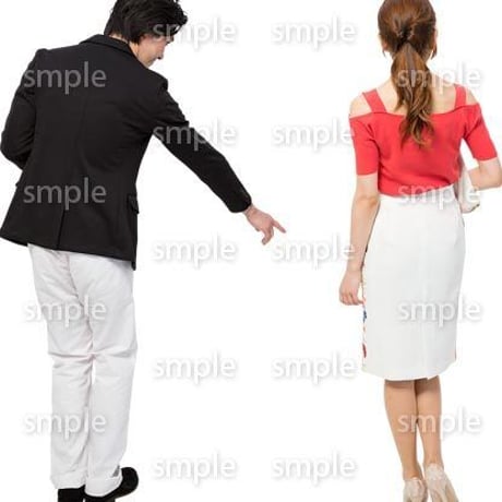 Cutout People　ショッピング　JJ_125