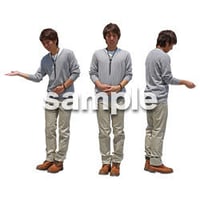 人物切抜き素材　ショップスタッフ　T_521