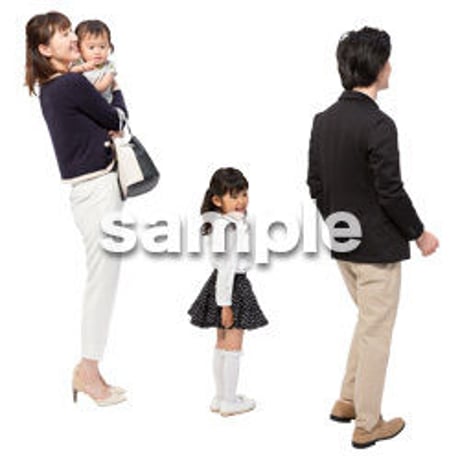 Cutout People　4人ファミリー　GG_409