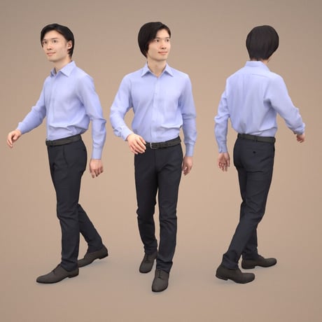 3D人物素材  [Posed]  067_Syun