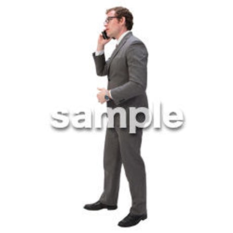 Cutout People　ビジネス　AA_058