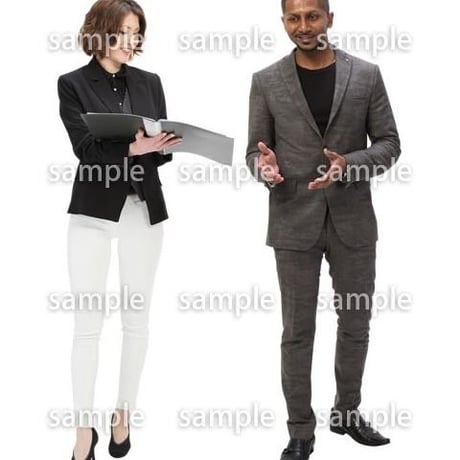 Cutout People　ビジネス　AA_041