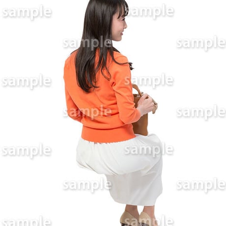 人物切抜きセット☆座る女性　1_set169