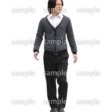 人物切抜き素材　ベーシックファッション編　P_371