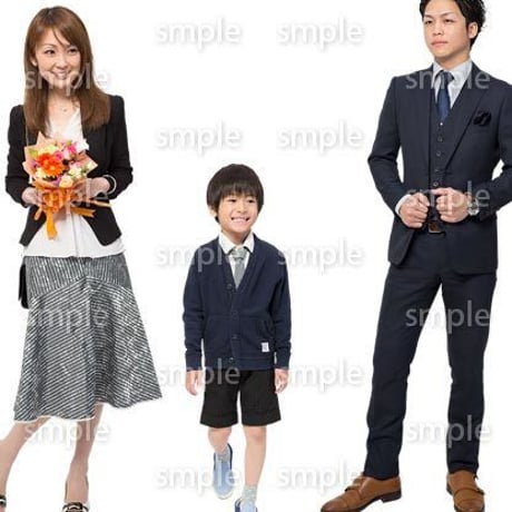 Cutout People　ファミリー　GG_011