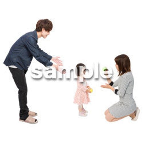 Cutout People　ファミリー　II_263