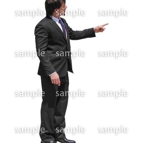 Cutout People　ビジネス　AA_158
