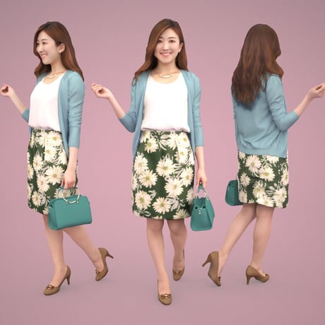 3D人物素材  [Posed]  053_Mao