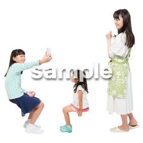 Cutout People　ファミリー　II_283